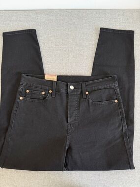 Levi's Black Straight-Leg Women's Jeans